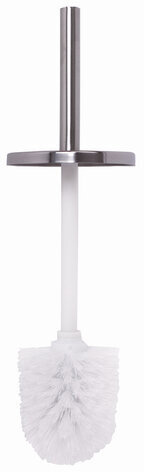 Ерш для унитаза LAIMA, с подставкой, нержавеющая сталь, зеркальный, 601616