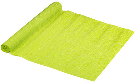 Бумага гофрированная/креповая, 110 г/м2, 50х250 см, светло-зеленая, в рулоне, ОСТРОВ СОКРОВИЩ, 112539