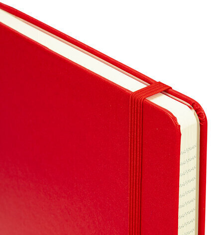 Блокнот А5 (130х210 мм), BRAUBERG ULTRA, балакрон, 80 г/м2, 96 л., клетка, красный, 113034