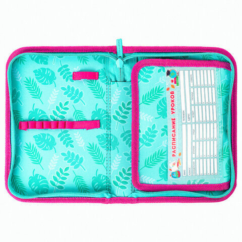 Пенал BRAUBERG, 1 отделение, 1 откидная планка, полиэстер, 21х14 см, "Koala", 270307