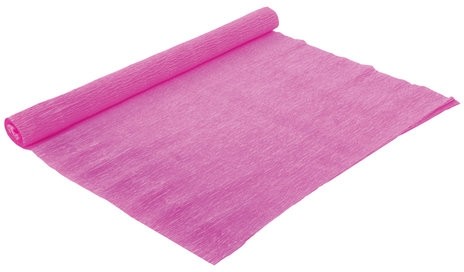 Бумага гофрированная/креповая, 110 г/м2, 50х250 см, розовая, ОСТРОВ СОКРОВИЩ, 129150