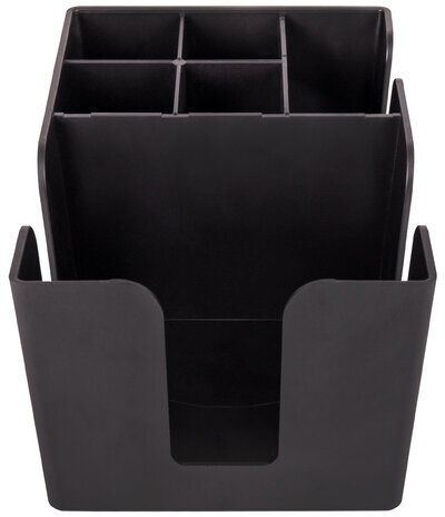 Подставка-органайзер барная (шесть отделений) для салфетки, сахара, размешивателей, зубочисток, трубочек, ложечек, LAIMA, 608100