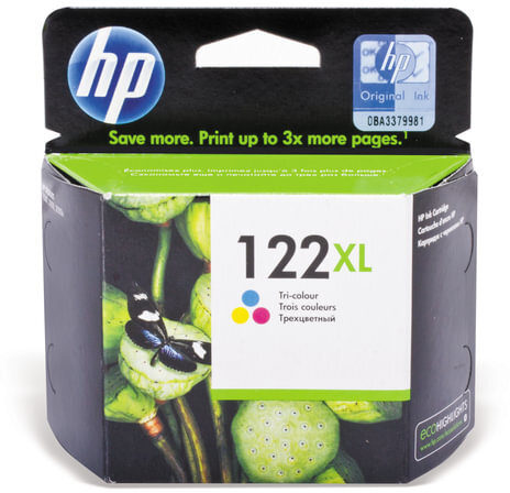 Картридж струйный HP (CH564HE) Deskjet 1050/2050/2050S, №122XL, цветной, оригинальный, 330 стр.