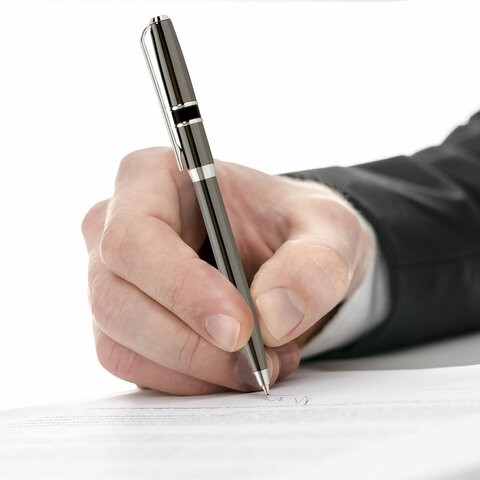 Ручка подарочная шариковая GALANT "SFUMATO", корпус оружейный металл, детали хром, узел 0,7 мм, синяя, 143519