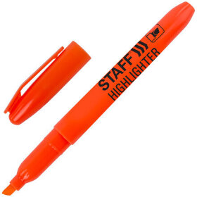Текстовыделитель STAFF &quot;Manager&quot; HL-238, ОРАНЖЕВЫЙ, линия 1-3 мм, 151240