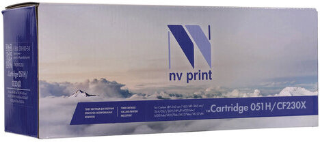 Картридж лазерный NV PRINT (NV-051H/CF230X) для Canon LBP 160/MF 260/HP LJP M203, ресурс 4100 страниц
