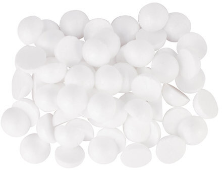 Пенопластовые заготовки для творчества "Полусферы", 60 шт., 20 мм, ОСТРОВ СОКРОВИЩ, 661348