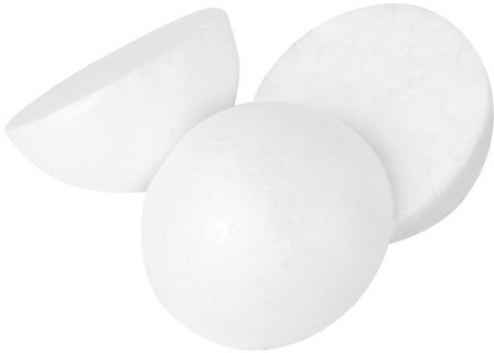 Пенопластовые заготовки для творчества "Полусферы", 60 шт., 20 мм, ОСТРОВ СОКРОВИЩ, 661348