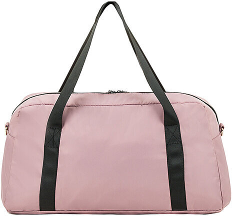 Сумка спортивная HEIKKI EFFECT (ХЕЙКИ), металлическая фурнитура, пыльная роза, 26x48x21 см, 272624
