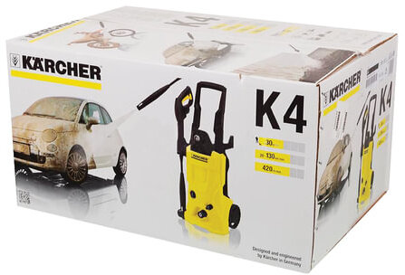 Минимойка KARCHER (КЕРХЕР) K4 Basic, мощность 1,8 кВт, давление 20-130 бар, шланг 6 м, 1.180-080.0