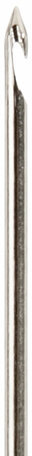 Шило с крючком, общая длина 140 мм, d=2 мм, прорезиненная ручка, STAFF, 238115
