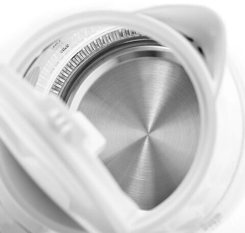 Чайник BRAYER BR1024, 2 л, 2200 Вт, закрытый нагревательный элемент, стекло, белый