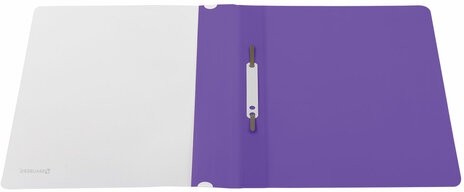 Скоросшиватель пластиковый BRAUBERG, А4, 130/180 мкм, фиолетовый, 220388