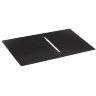 Папка с пластиковым скоросшивателем BRAUBERG "Office", черная, до 100 листов, 0,5 мм, 222645