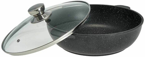 Жаровня 4 л с жаропрочной крышкой, пятислойное антипригарное покрытие, ГАРДАРИКА Орион, 1828-04-10