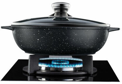 Жаровня 4 л с жаропрочной крышкой, пятислойное антипригарное покрытие, ГАРДАРИКА Орион, 1828-04-10