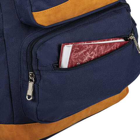 Рюкзак BRAUBERG для старшеклассников/студентов/молодежи, "Бронкс", 27 литров, 46х31х14 см, 226349