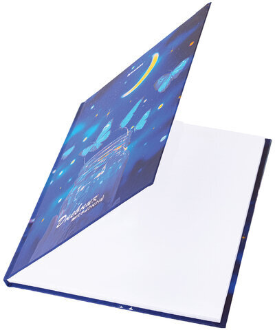 Дневник 5-11 класс 48 л., твердый, BRAUBERG, выборочный лак, с подсказом, "Бабочки", 107198