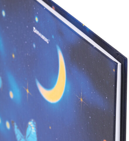 Дневник 5-11 класс 48 л., твердый, BRAUBERG, выборочный лак, с подсказом, "Бабочки", 107198