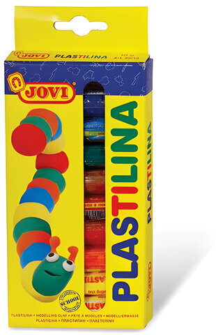 Пластилин на растительной основе JOVI (Испания), 10 цветов, 150 г, 90/10