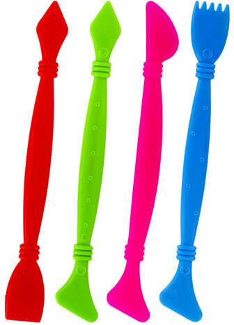 Пластилин в боксе ЮНЛАНДИЯ "ЮНЛАНДИК В ЗООПАРКЕ", 12 цветов, 620 г, скалка, 4 стека, 8 формочек, 105866