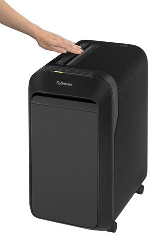 Уничтожитель (шредер) FELLOWES LX221, 5 уровень секретности, 2x12 мм, 20 листов, 30 л, черный, FS-50504