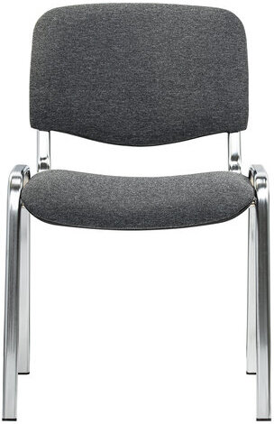 Стул STAFF "Iso Lite CF-008", хром, ткань серая (С-71), 532566