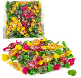 Карамель леденцовая ЯШКИНО с соком малины, яблока, лимона, 500 г, ВК283