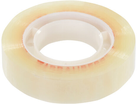 Клейкие ленты 12 мм х 33 м канцелярские BRAUBERG, КОМПЛЕКТ 4 шт., прозрачные, гарантированная длина, 228761