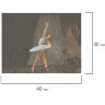 Картина стразами (алмазная мозаика) 30х40 см, ОСТРОВ СОКРОВИЩ "Балерина", без подрамника, 662401