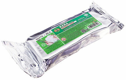 Паста (масса) для моделирования и лепки керамическая БЕЛАЯ KOH-I-NOOR, отвердевающая, 400 г, 131697, 13169700000