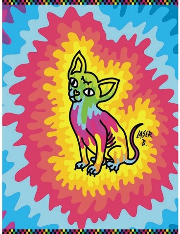 Тетрадь А5, 48 л., HATBER, скоба, клетка, обложка картон, "Lazer B - Выпуск №1" (5 видов в спайке), 48Т5В1