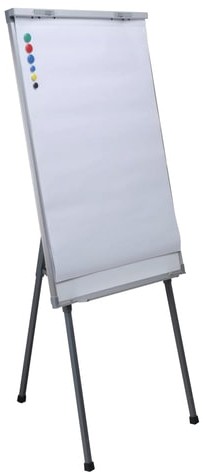 Блокноты для флипчарта BRAUBERG, комплект 5 штук, 20 листов, чистые, 67,5х98 см, 80 г/м2, 124098