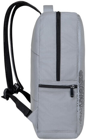 Рюкзак BRAUBERG REFLECTIVE универсальный, светоотражающий, "City", серый, 42х30х13 см, 270757