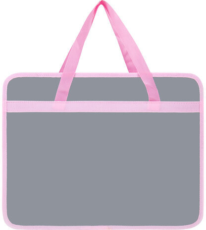 Папка на молнии с ручками BRAUBERG А4, 1 отделение, пластик, 80 мм, "Curious bunny", 272164