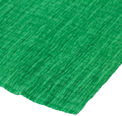 Бумага гофрированная/креповая, 110 г/м2, 50х250 см, зеленая, ОСТРОВ СОКРОВИЩ, 129151
