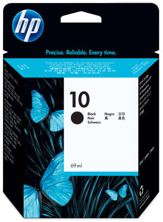 Картридж струйный HP (C4844A) Designjet 70/Officejet ProK850 и др., №10, черный, оригинальный