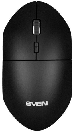 Мышь беспроводная SVEN RX-515SW, 3 кнопки + 1 колесо-кнопка, оптическая, черная, SV-01, SV-019969