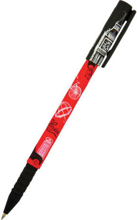 Ручка шариковая BRUNO VISCONTI &quot;FunWrite&quot;, СИНЯЯ, &quot;Лондон&quot;, узел 0,5 мм, линия письма 0,3 мм, 20-0212/34