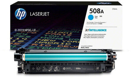 Картридж лазерный HP (CF361A) LaserJet Pro M552/M553, №508A, голубой, оригинальный, ресурс 5000 страниц