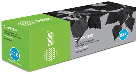 Картридж лазерный CACTUS (CS-CF283X) для HP LaserJet Pro M201/M225, ресурс 2200 стр.
