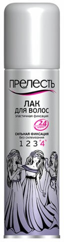 Лак для волос 160 мл ПРЕЛЕСТЬ &quot;Сильная фиксация&quot;, 4600104010705