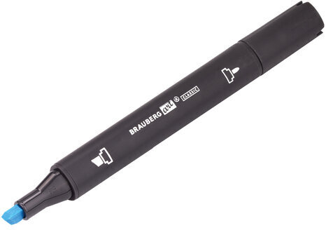 Маркер для скетчинга двусторонний 1 мм - 6 мм BRAUBERG ART CLASSIC, ПАСТЕЛЬНЫЙ ГОЛУБОЙ (B203), 151835