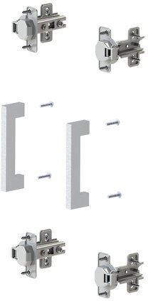 Фурнитура для двери "Арго", КОМПЛЕКТ к дверям А-602, -604, -610