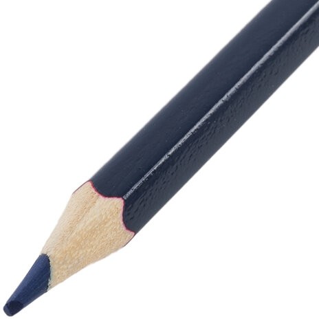 Карандаш двухцветный красно-синий, BRAUBERG, заточенный, грифель 2,9 мм, 181253