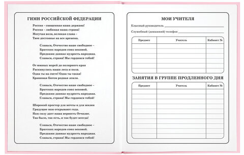 Дневник 1-4 класс 48 л., твердый, ЮНЛАНДИЯ, глянцевая ламинация, с подсказом, "Donut worry", 106592