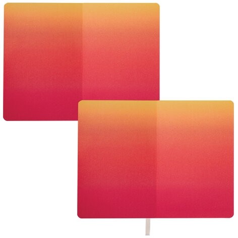 Ежедневник недатированный А5 138х213 мм, BRAUBERG GRADE, под кожу, 136 л., малиновый-жёлтый, 114463