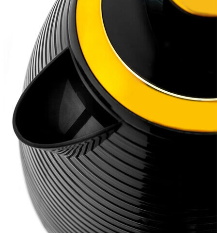 Чайник BRAYER BR1025, 1,7 л, 2200 Вт, закрытый нагревательный элемент, пластик, черный