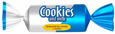 Батончики шоколадные COOKIES AND MILK молочные со сливочным печеньем, 500 г, РНК650