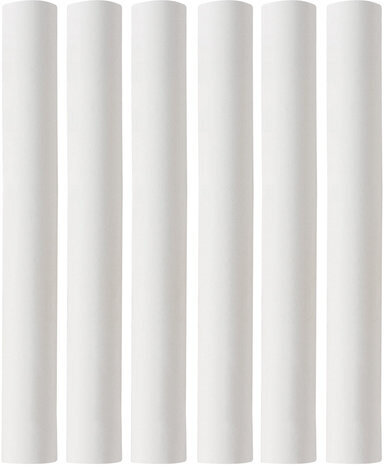 Мел белый BRAUBERG, АНТИПЫЛЬ, набор 100 штук, круглый, 223550